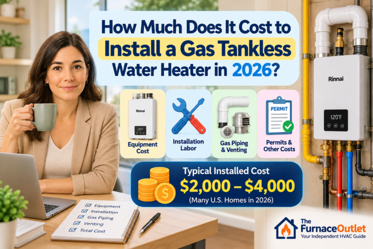 How Much Does It Cost to Install a Gas Tankless Water Heater in 2026?