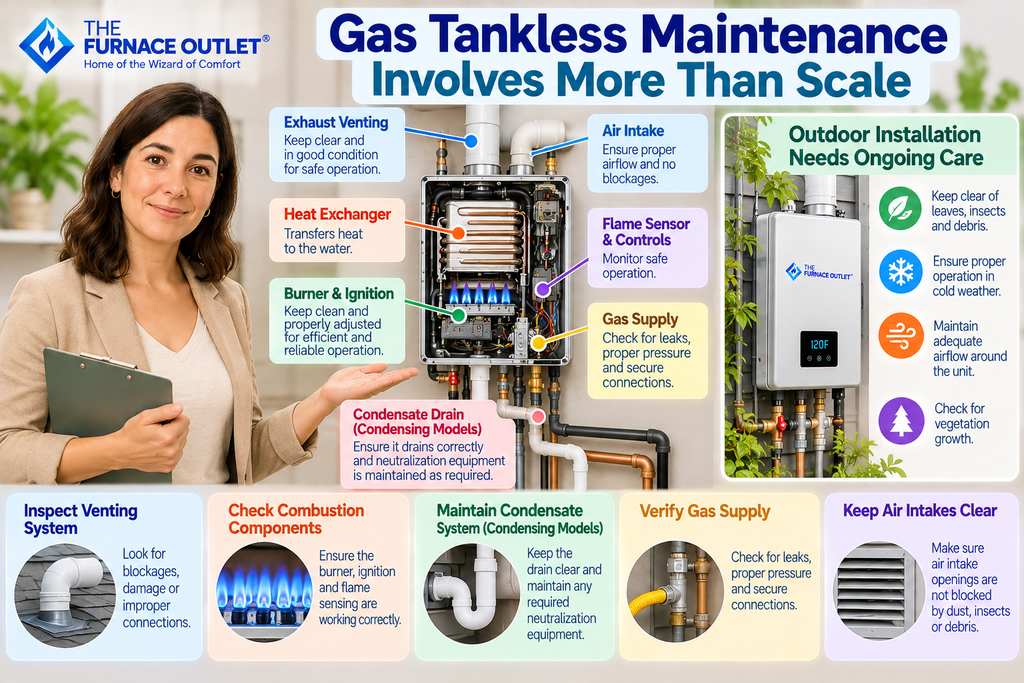 Gas Tankless Maintenance Involves More Than Scale