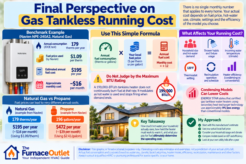 Final Perspective on Gas Tankless Running Cost