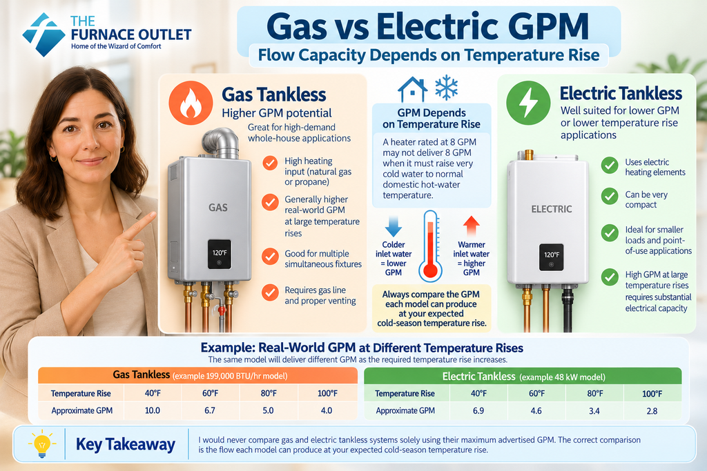Gas vs Electric GPM