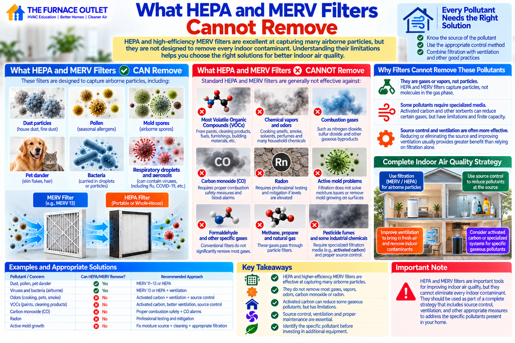 What HEPA and MERV Filters Cannot Remove
