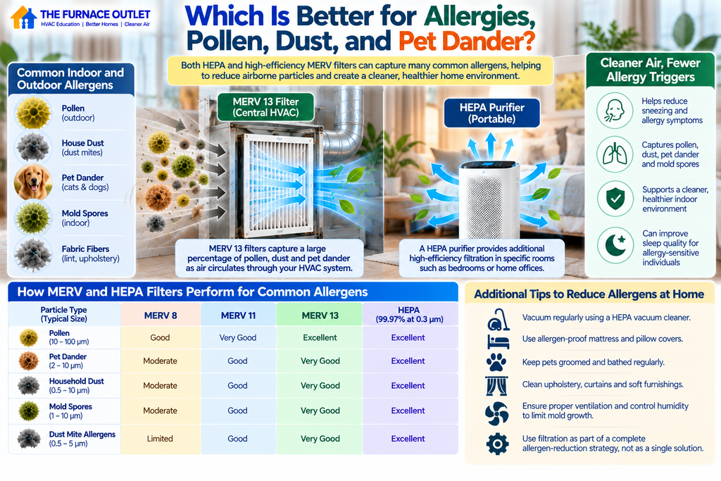 Which Is Better for Allergies, Pollen, Dust, and Pet Dander?