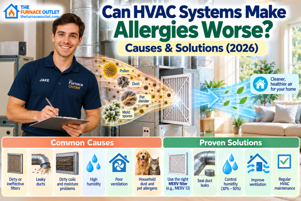 Can HVAC Systems Make Allergies Worse? Causes & Solutions (2026)