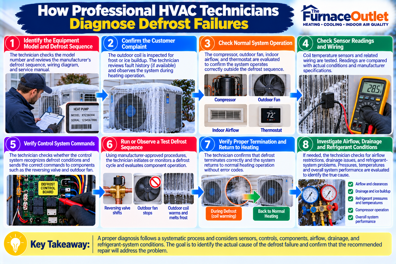 How Professional HVAC Technicians Diagnose Defrost Failures
