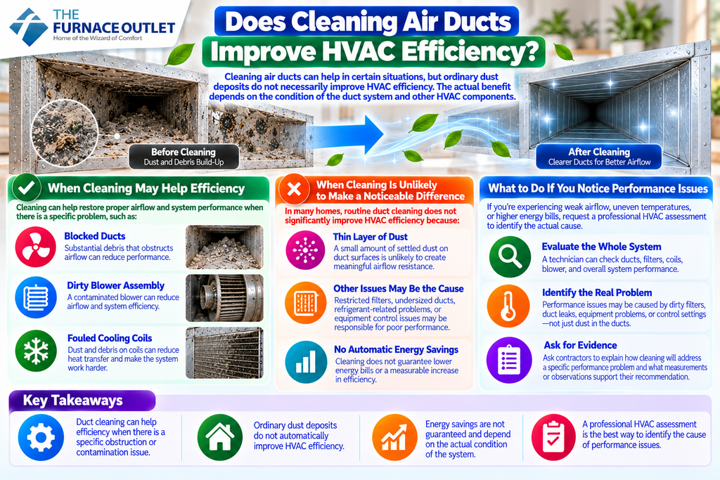 Does Cleaning Air Ducts Improve HVAC Efficiency