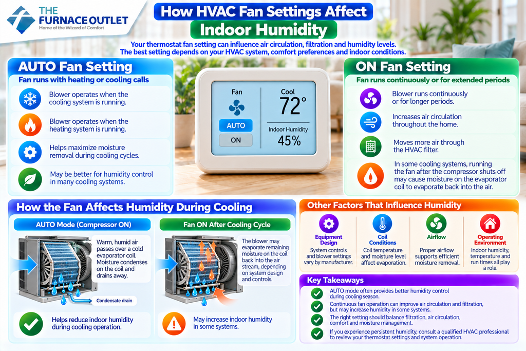 HVAC Fan Settings and Indoor Humidity Guide