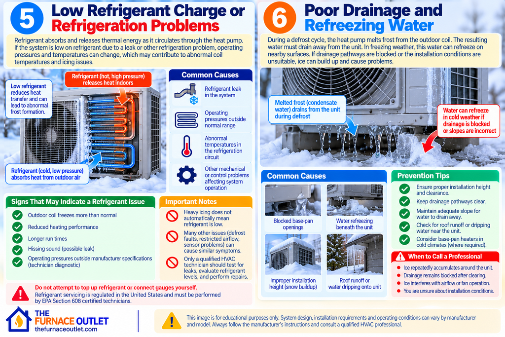 Low Refrigerant Charge or Refrigeration Problems