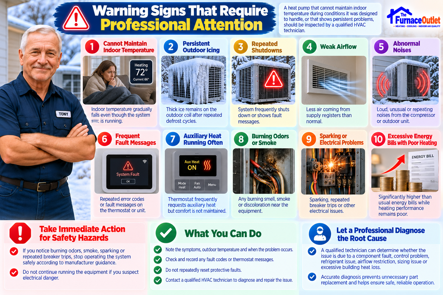 HVAC Warning Signs Requiring Professional Attention