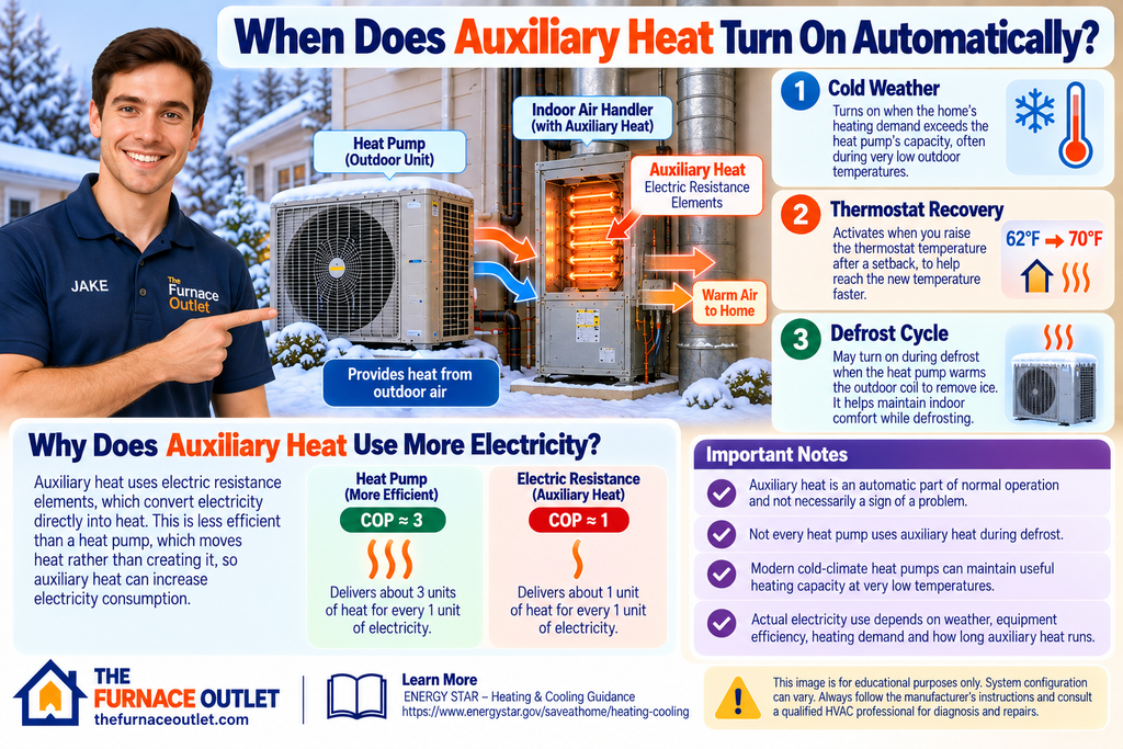 When Does Auxiliary Heat Turn On Automatically