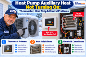 Heat Pump Auxiliary Heat Not Turning On: Thermostat, Heat Strip & Control Problems