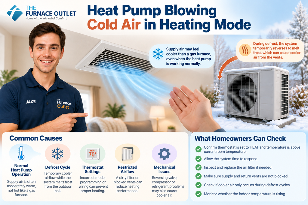Heat Pump Blowing Cold Air in Heating Mode