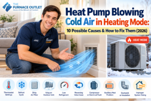 Heat Pump Blowing Cold Air in Heating Mode: 10 Possible Causes & How to Fix Them (2026)
