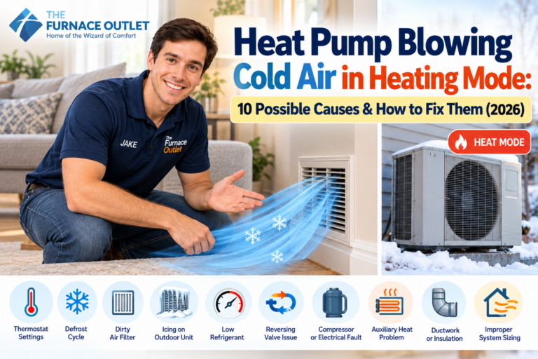 Heat Pump Blowing Cold Air in Heating Mode: 10 Possible Causes & How to Fix Them (2026)