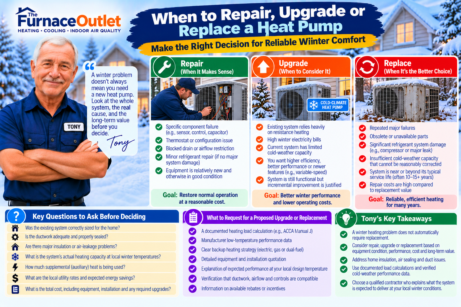 When to Repair, Upgrade or Replace a Heat Pump
