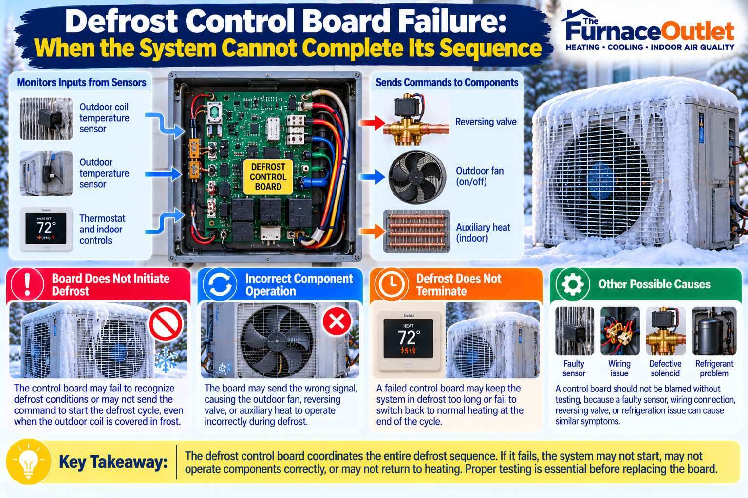 Defrost Control Board Failure: When the System Cannot Complete Its Sequence