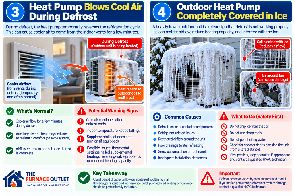 Heat Pump Defrost Guide: Cool Air and Ice