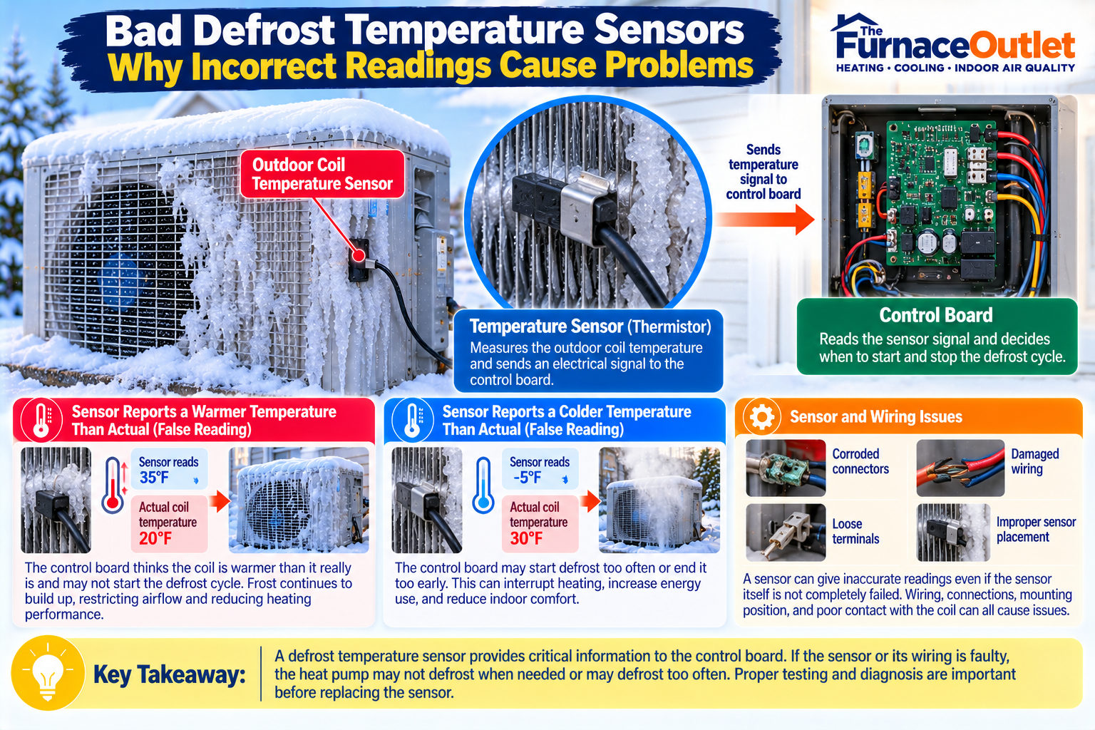 Bad Defrost Temperature Sensors: Why Incorrect Readings Cause Problems