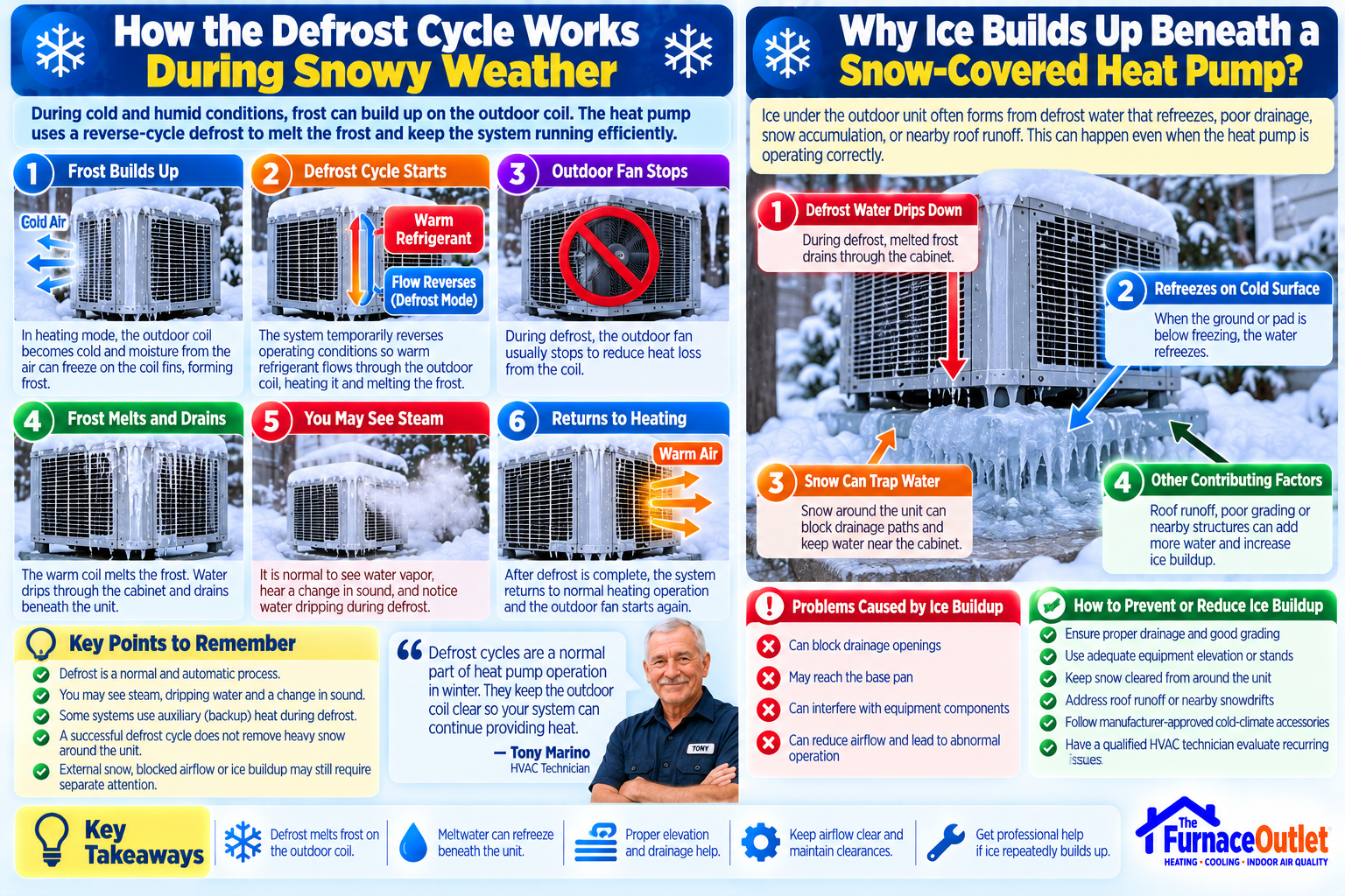 How the Defrost Cycle Works During Snowy Weather