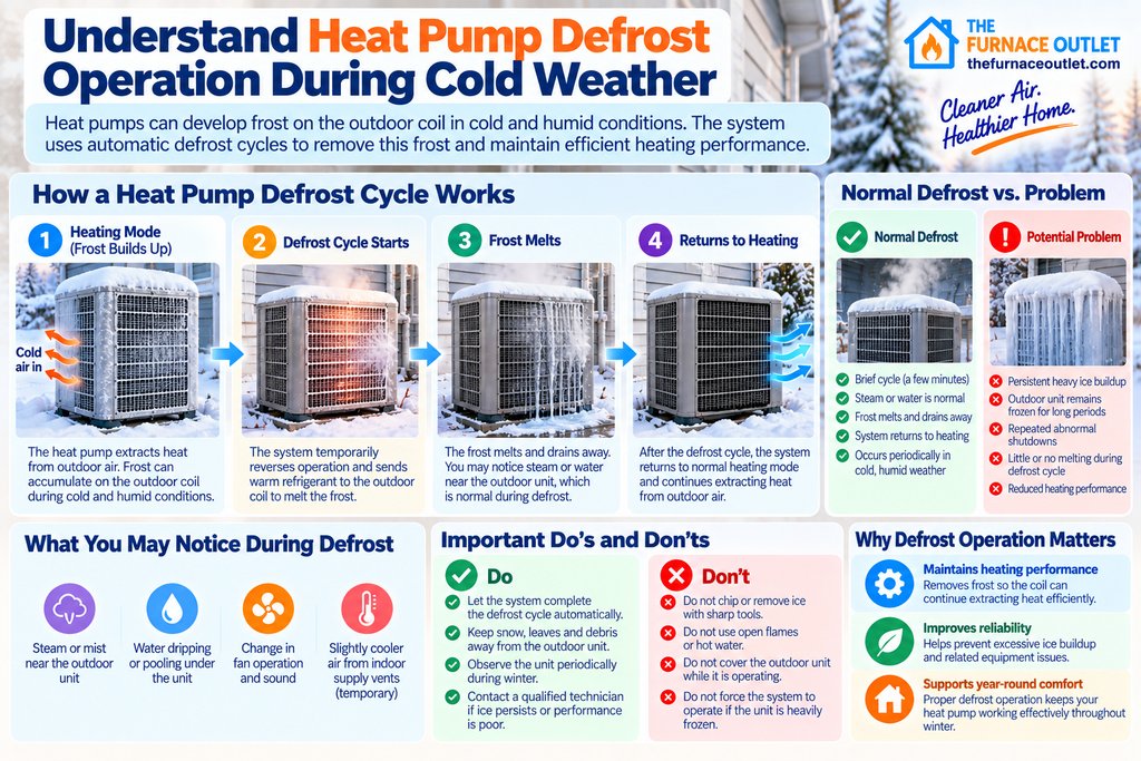 Understand Heat Pump Defrost Operation During Cold Weather
