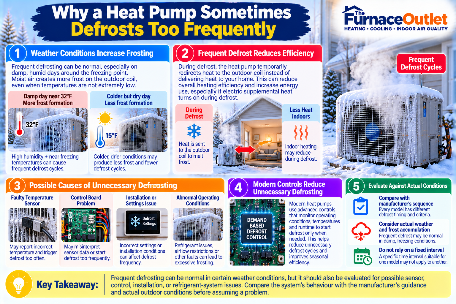 Why a Heat Pump Sometimes Defrosts Too Frequently