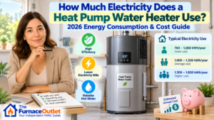 How Much Electricity Does a Heat Pump Water Heater Use? 2026 Energy Consumption & Cost Guide