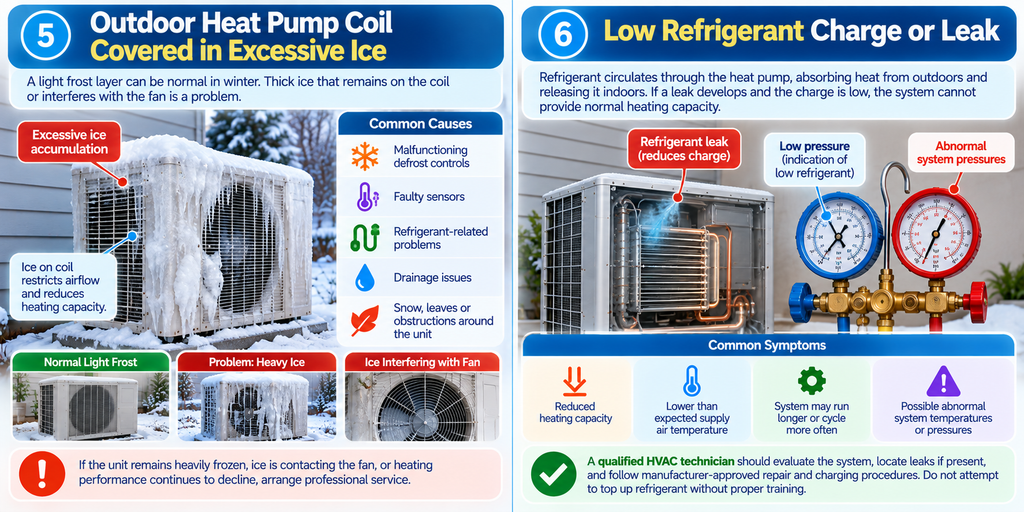 Low Refrigerant Charge or Refrigerant Leak