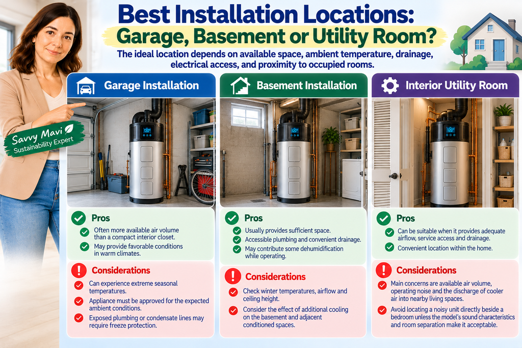 Best Installation Locations: Garage, Basement or Utility Room