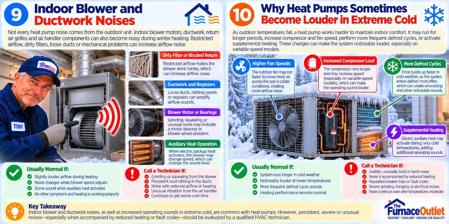 Indoor Blower and Ductwork Noises