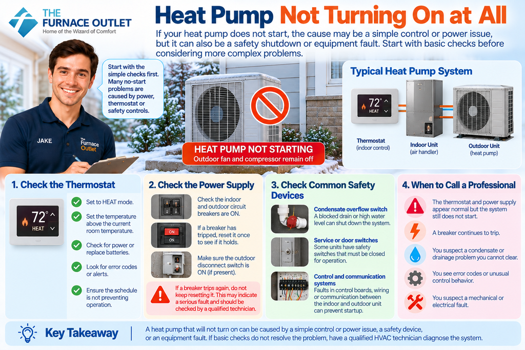 Heat Pump Not Turning On at All