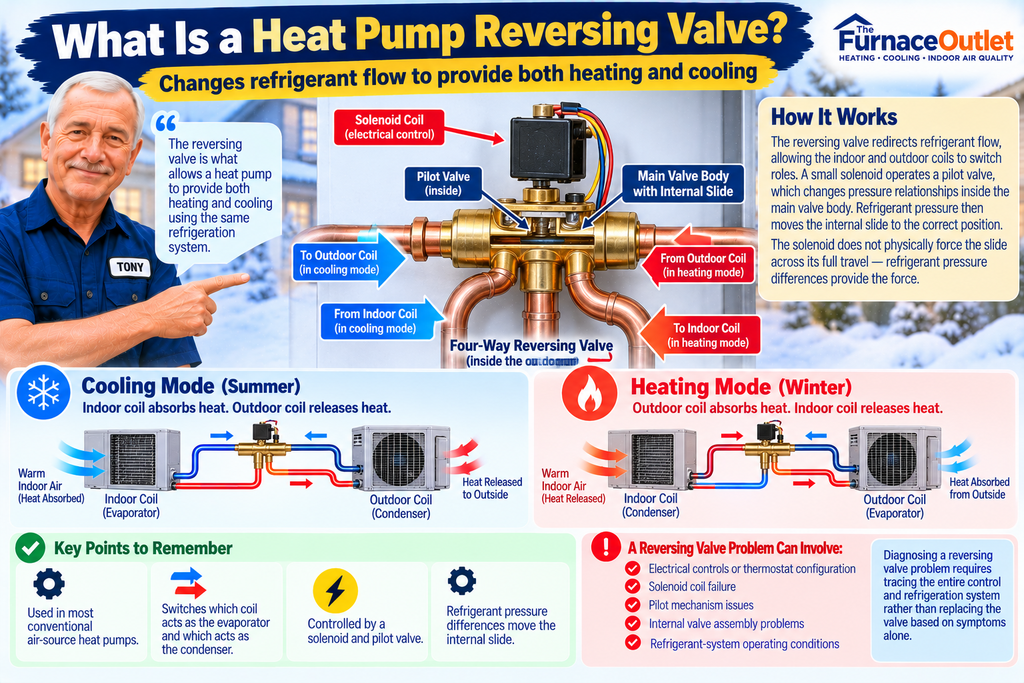 What Is a Heat Pump Reversing Valve?