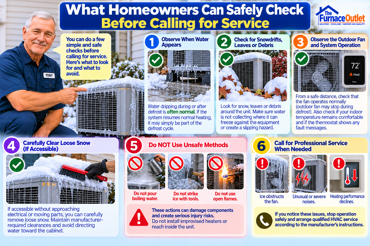 What Homeowners Can Safely Check Before Calling for Service