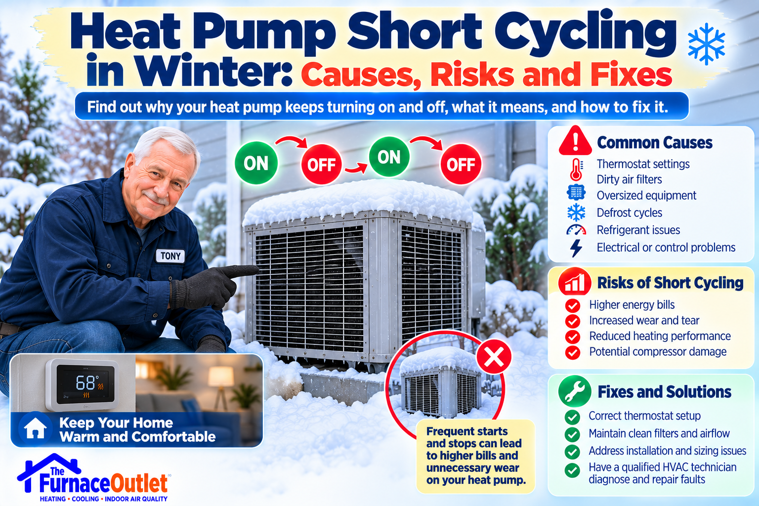Heat Pump Short Cycling in Winter: Causes, Risks and Fixes