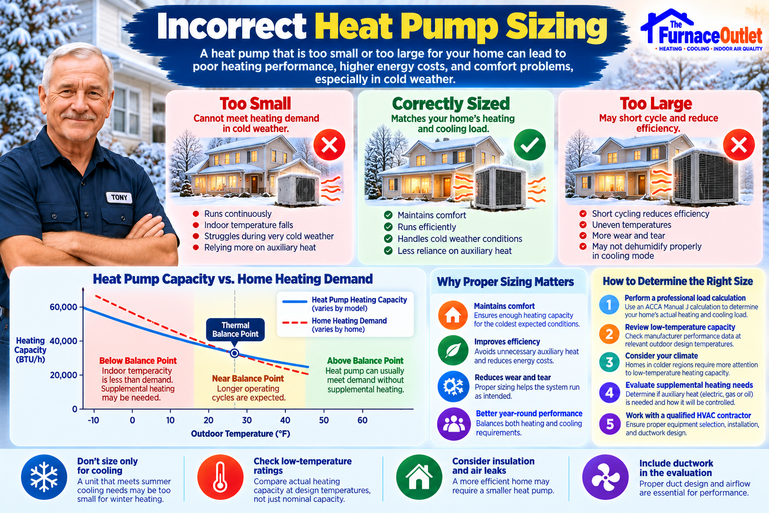 Incorrect Heat Pump Sizing