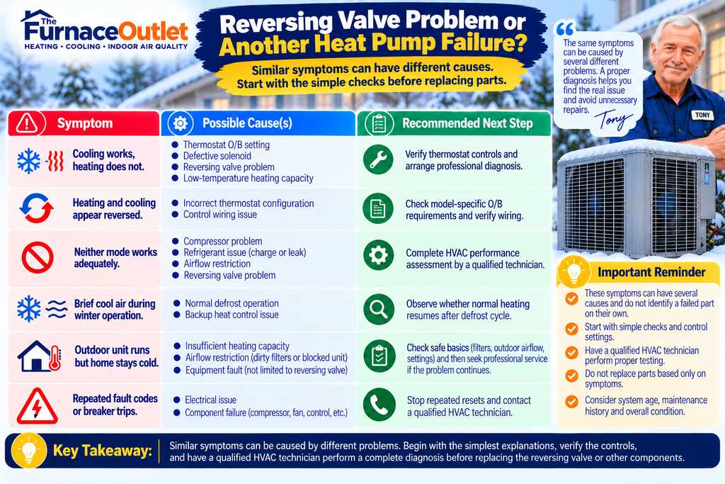 Reversing Valve Problem or Another Heat Pump Failure?