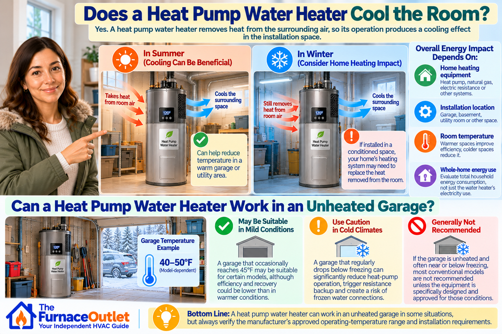 Does a Heat Pump Water Heater Cool the Room