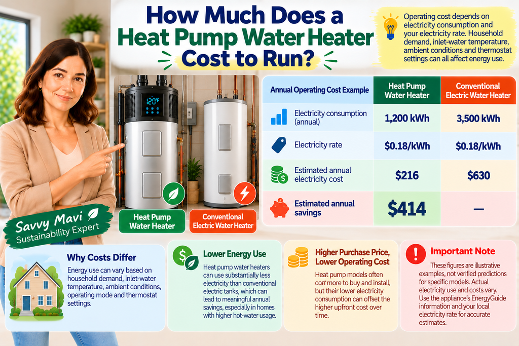 How Much Does a Heat Pump Water Heater Cost to Run