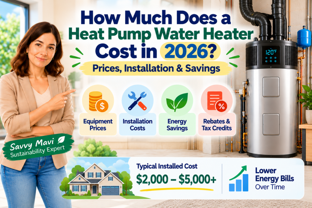 How Much Does a Heat Pump Water Heater Cost in 2026? Prices, Installation & Savings