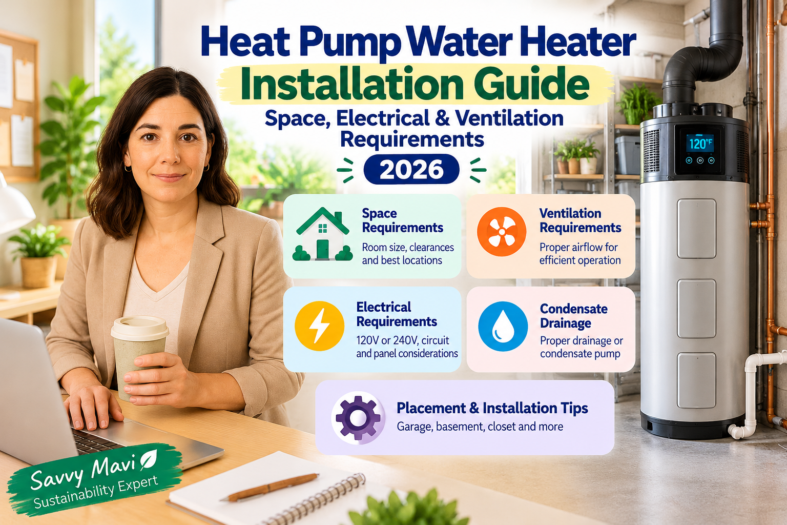 Heat Pump Water Heater Installation Guide: Space, Electrical & Ventilation Requirements (2026)