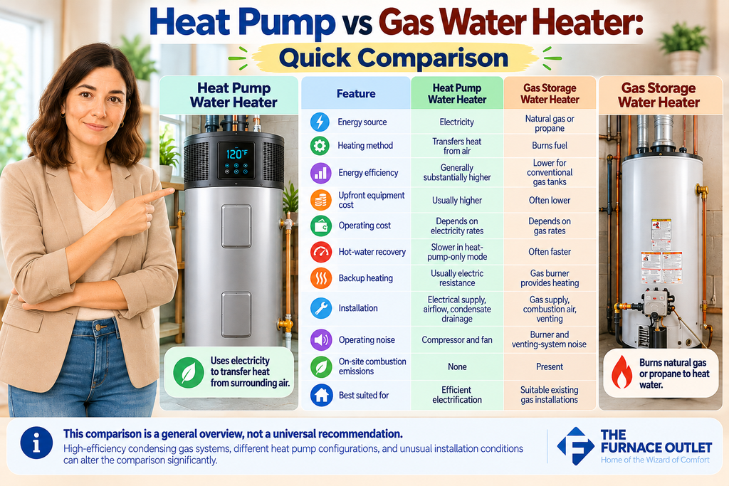 Heat Pump vs Gas Water Heater: Quick Comparison