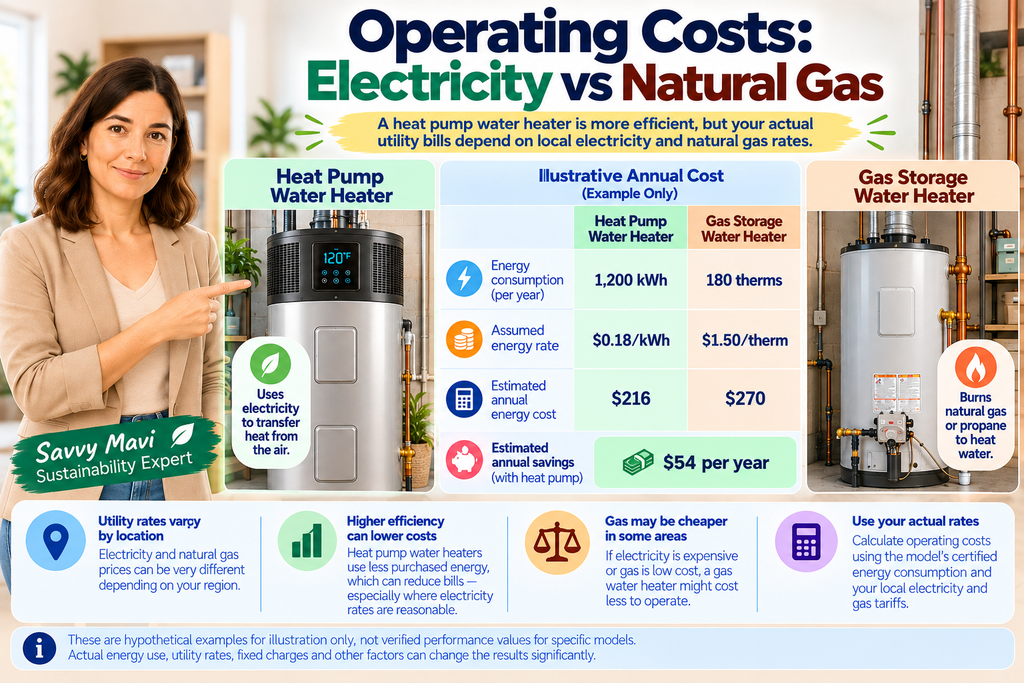 Operating Costs: Electricity vs Natural Gas