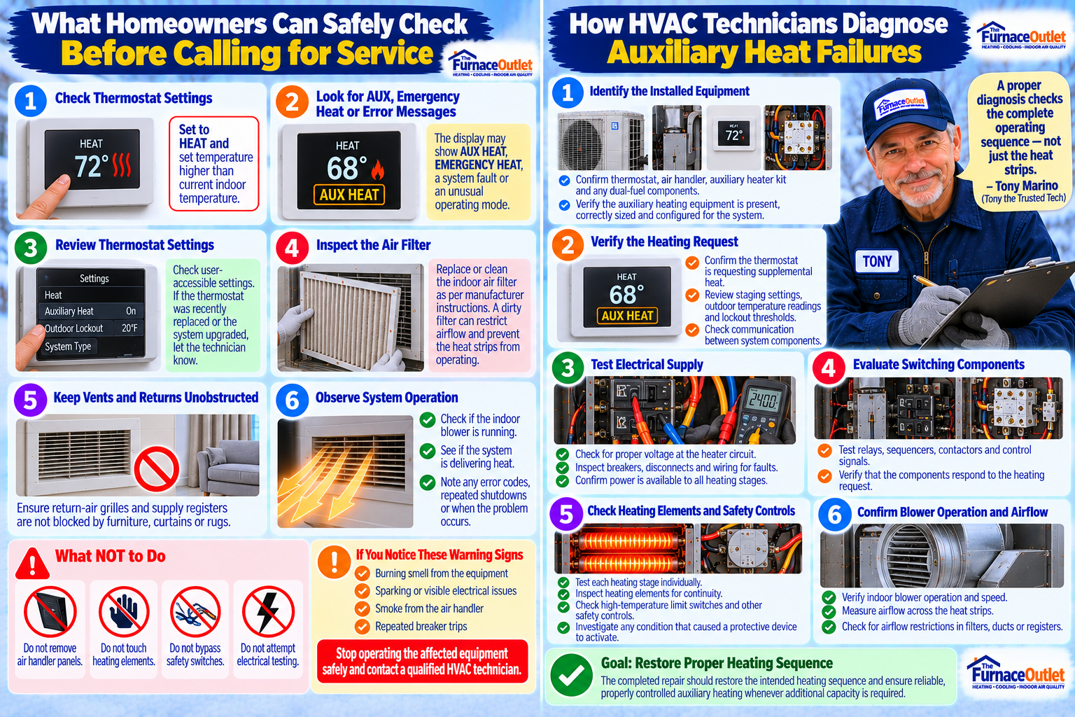 What Homeowners Can Safely Check Before Calling for Service