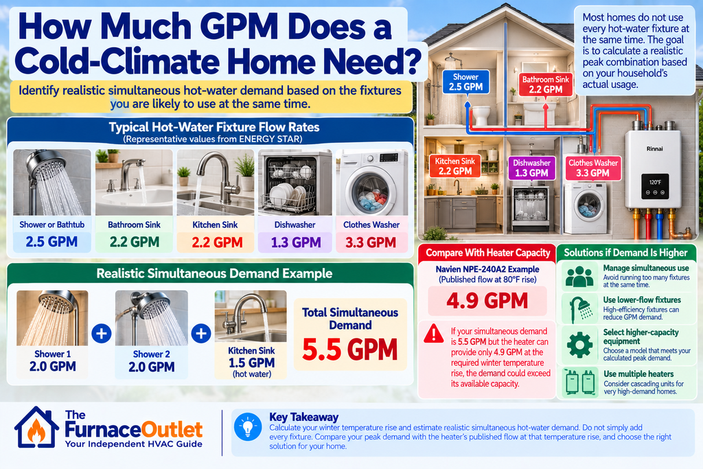 How Much GPM Does a Cold-Climate Home Need?