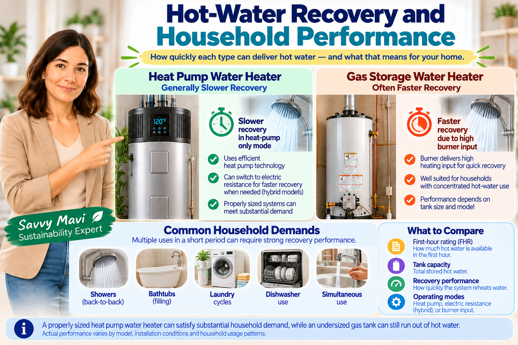 Hot-Water Recovery and Household Performance