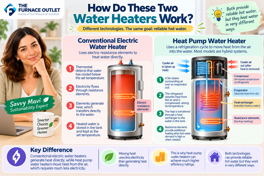 How Do These Two Water Heaters Work?