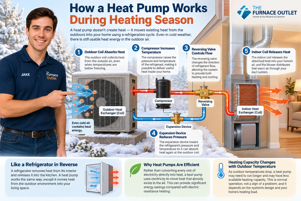 Understanding How a Heat Pump Works During Heating Season