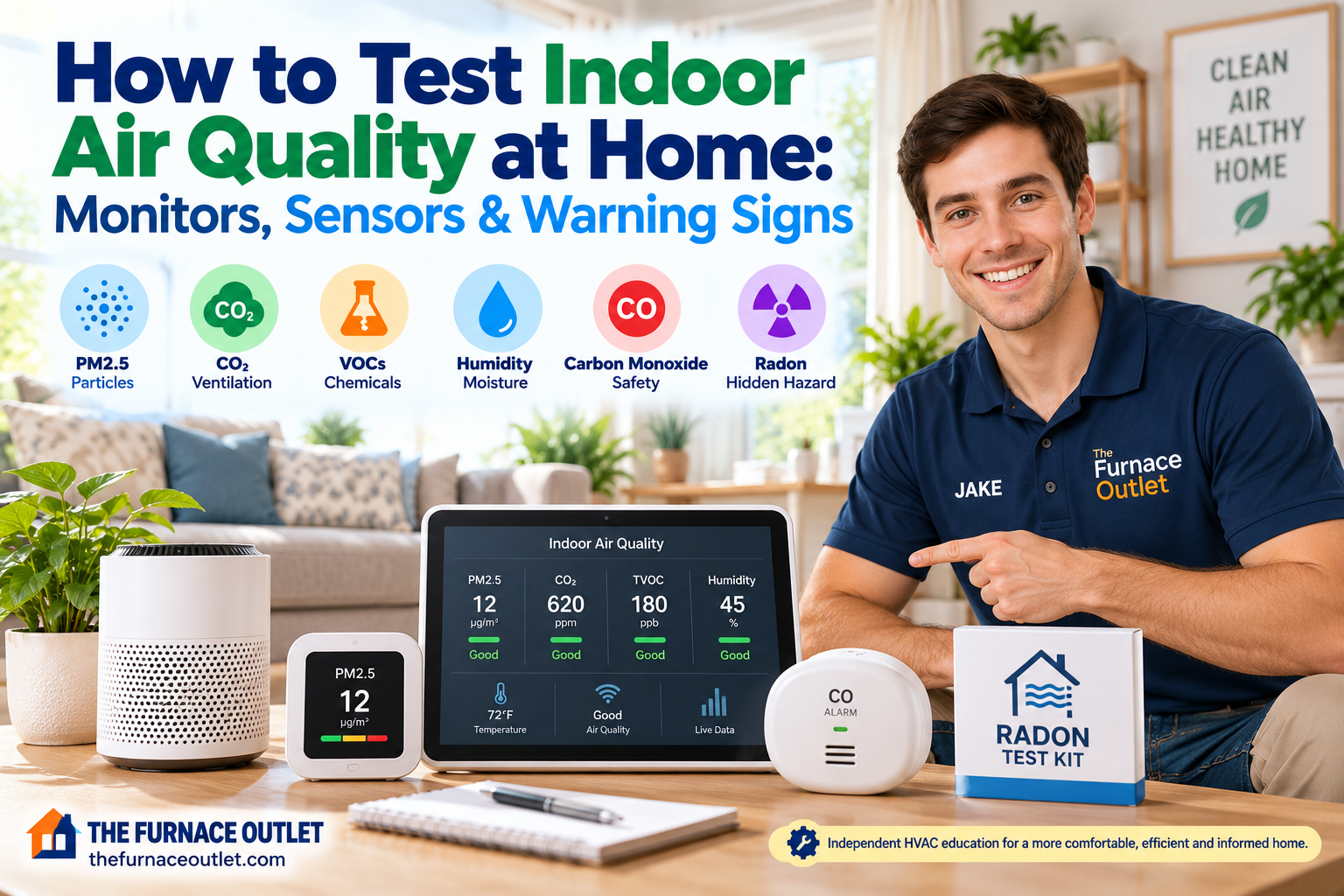 How to Test Indoor Air Quality at Home: Monitors, Sensors & Warning Signs