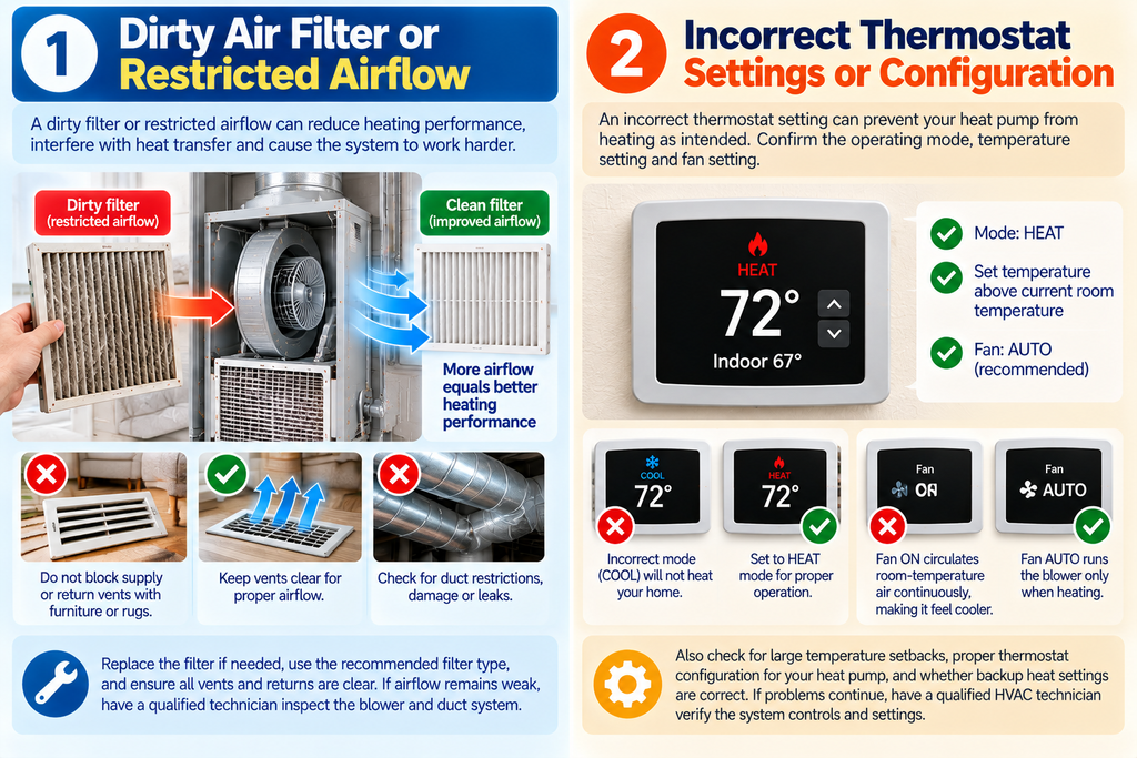 Incorrect Thermostat Settings or Configuration