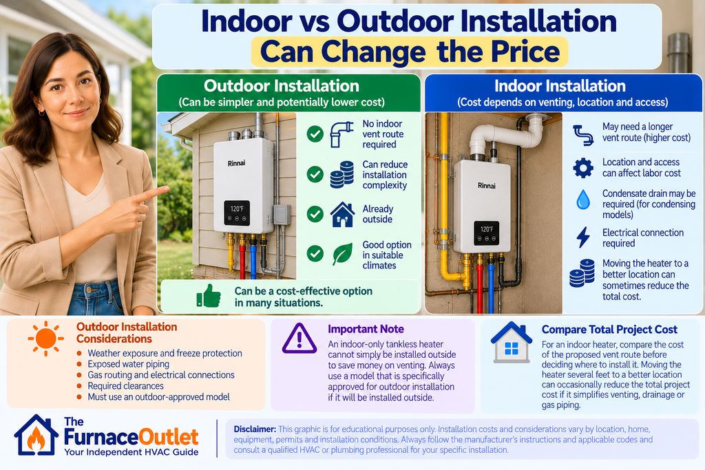 Indoor vs Outdoor Installation Can Change the Price