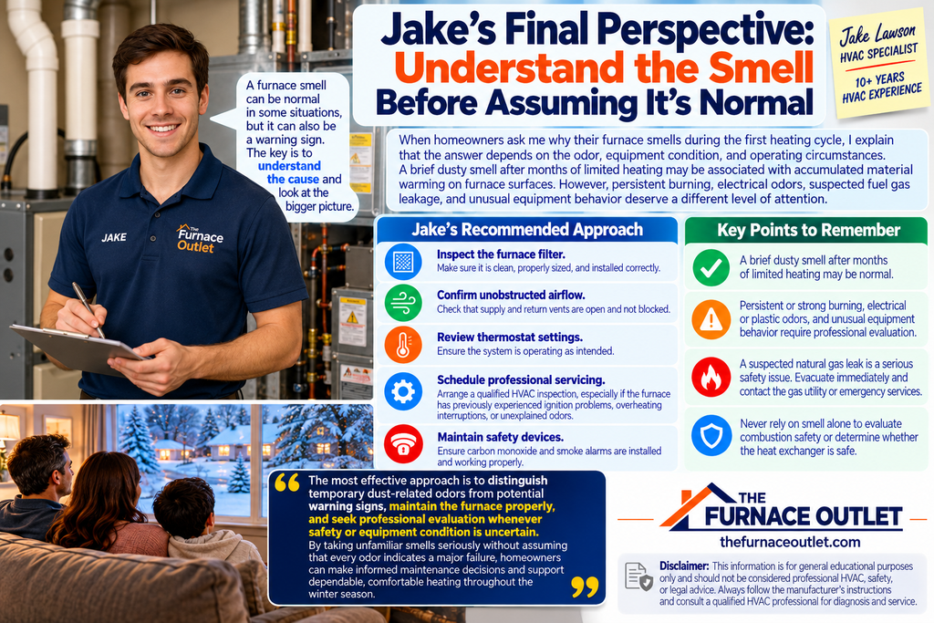 Jake's Final Perspective: Understand the Smell Before Assuming It's Normal
