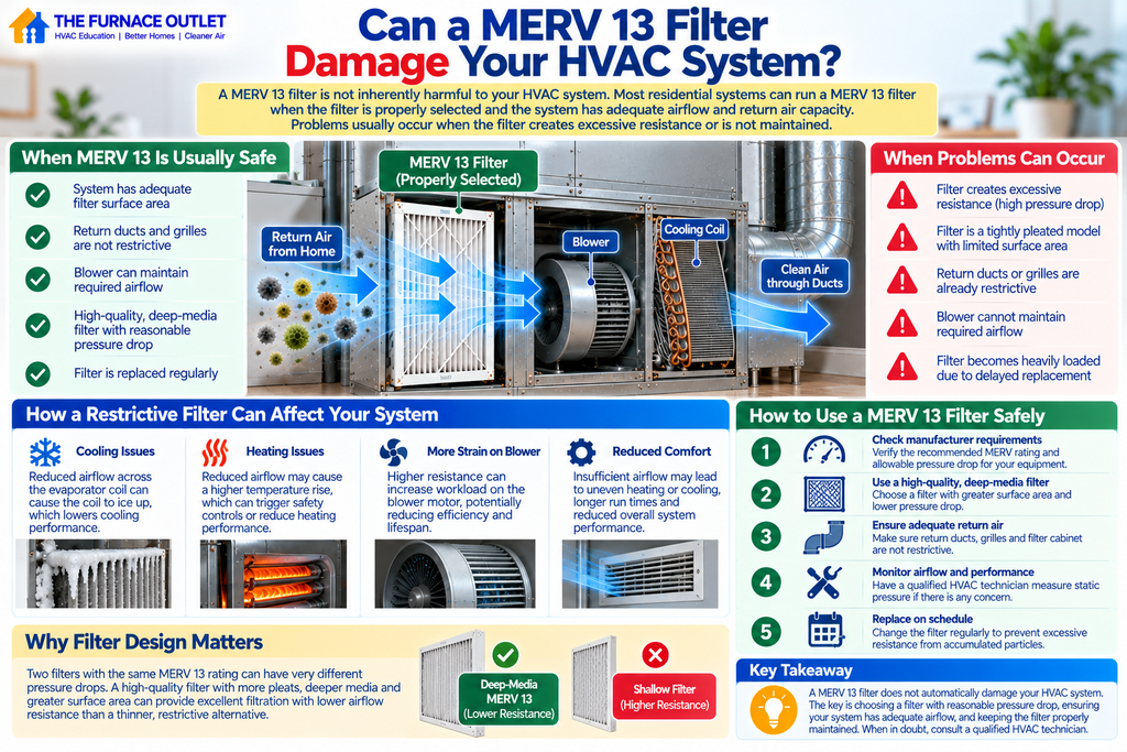 Can a MERV 13 Filter Damage Your HVAC System?